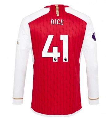 Arsenal Declan Rice #41 Replika Hjemmebanetrøje 2023-24 Langærmet